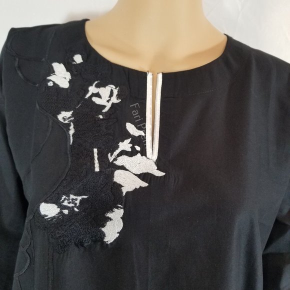 Small Pakistani Tawakkal Brand Ready-Made Cotton Kurti Kurta Tunic Kameez S/37" - Picture 6 of 8